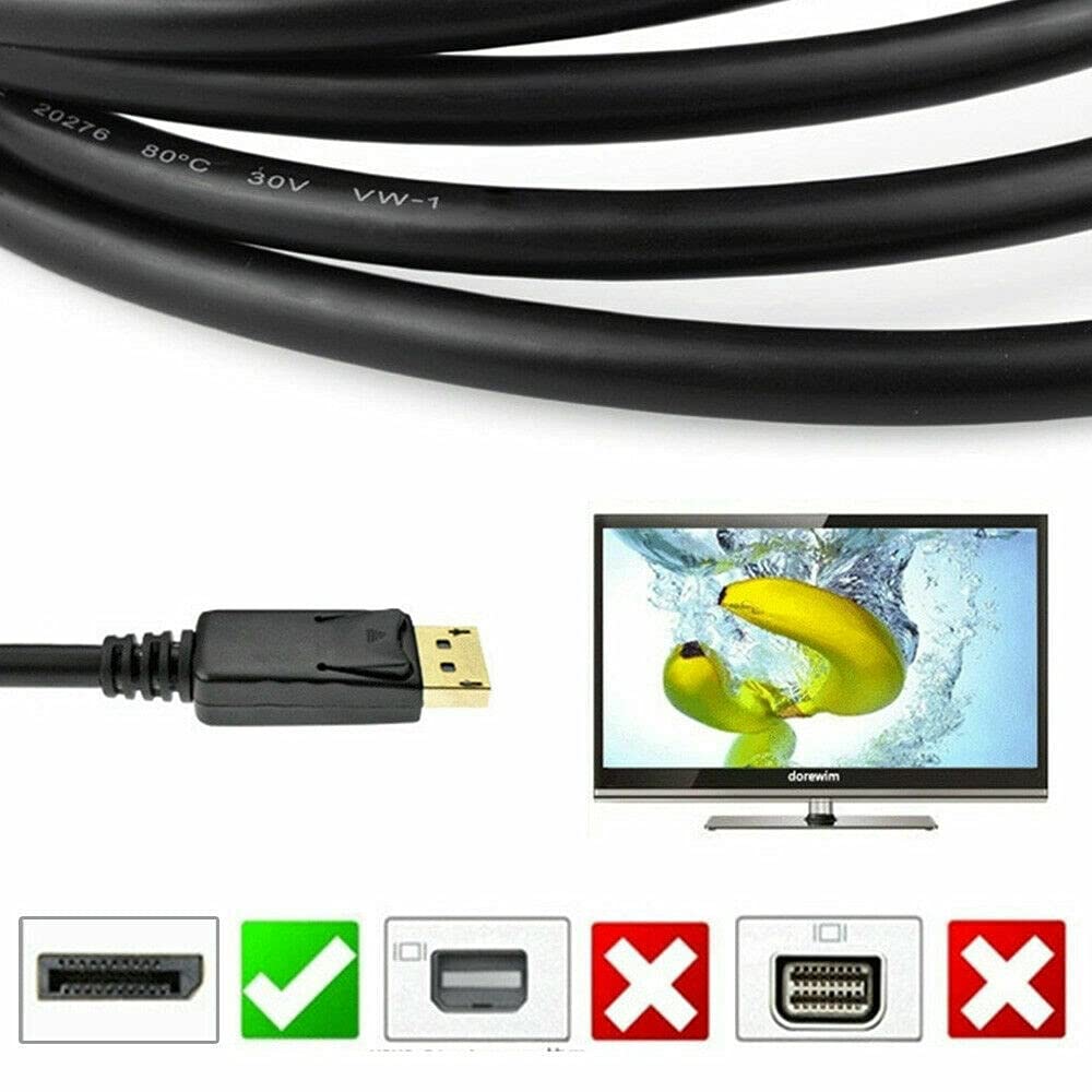 Displayport Display Port DP to DP Cable Male to Male Full HD High Speed Displayport Display Port DP to DP Cable Male to Male Full HD High Speed